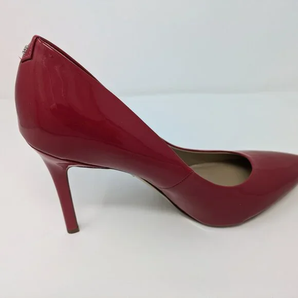 Sam Edelman Hazel Red Patent Leather Heels - Picture 5 of 10